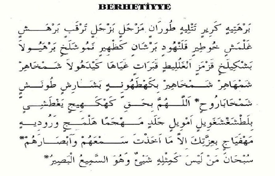  Berhetiyye İsimleri Nedir, Daveti Nasıl Yapılır?